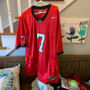 Nike uga football jersey Stafford 7 size L embroidered go dawgs!